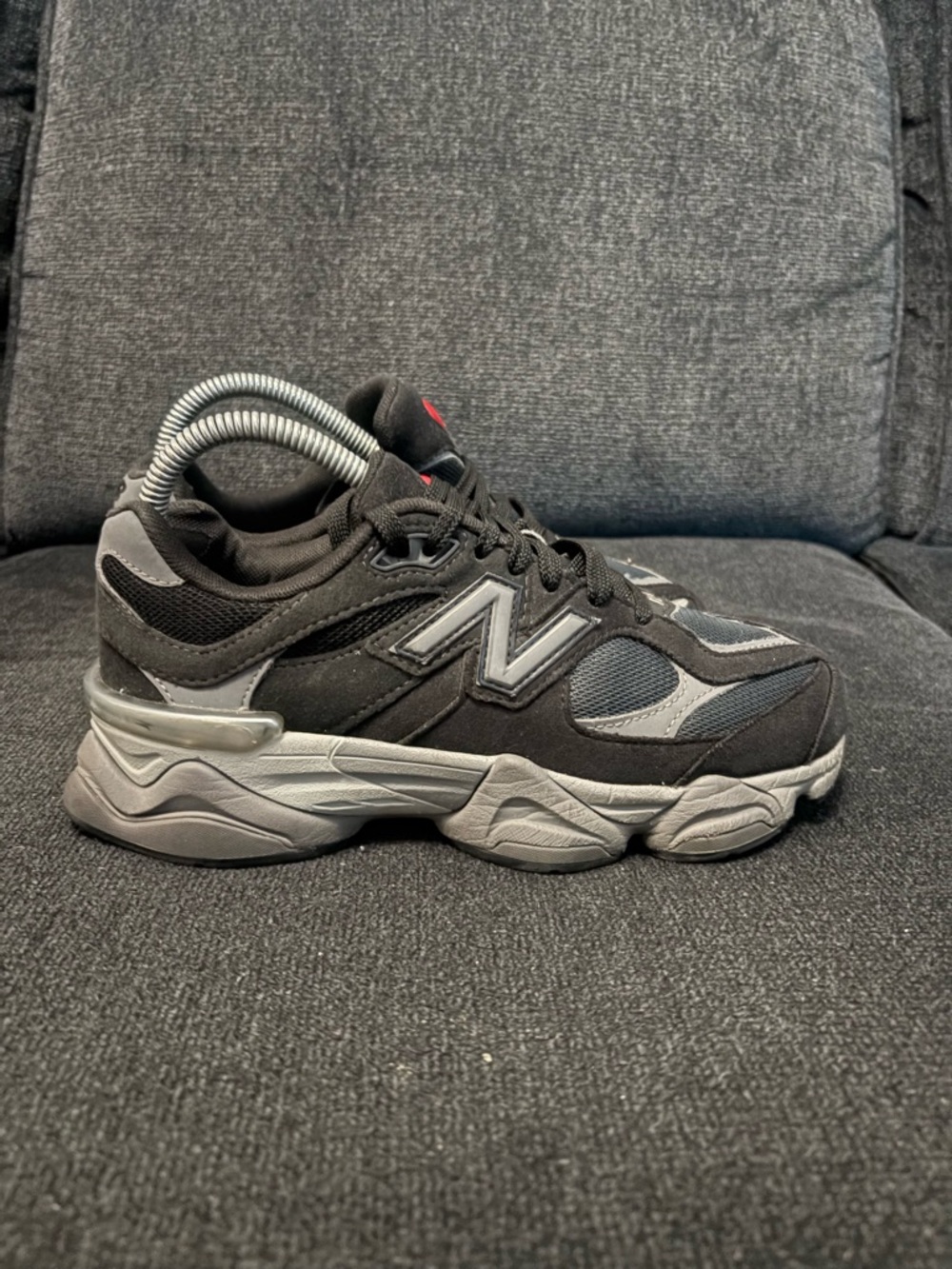 New Balance 9060 Black Castlerock Youth Size 5.5 GC9060BK Women’s 7 Shoes